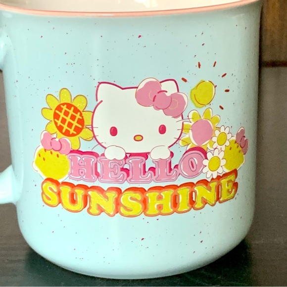 Hello Sunshine - Hello Kitty with Flowers 20oz Ceramic Mug - Picture 3 of 11
